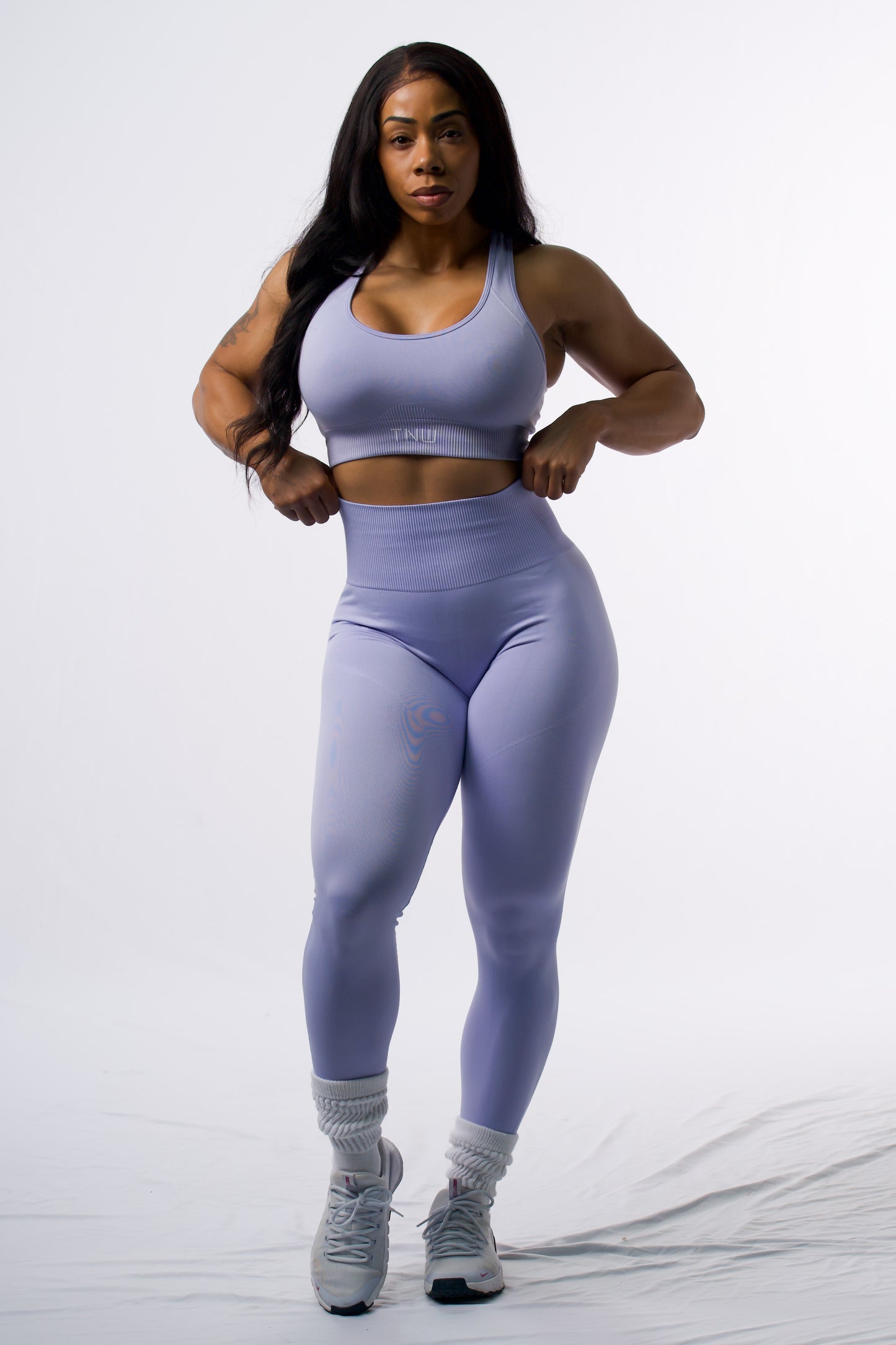 TNW Sports Bra And Leggings Set -Lavender